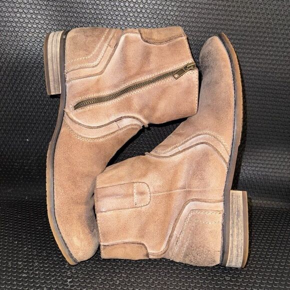 Bed Stu Men's Brown Tan Cowboy Western Casual Ankle Leather Boots Size 12 - Picture 5 of 8